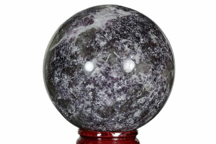 Sparkly, Purple Lepidolite Sphere - Madagascar #214013